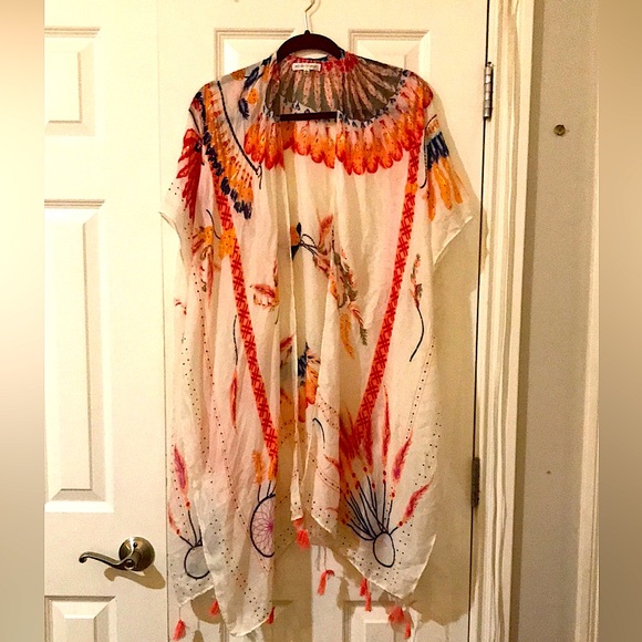 Kimono. XL Brand:  WOVEN HEART - Picture 2 of 6